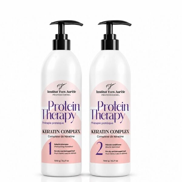 Proteintherapie für das Haar: Shampoo (1000 g) und Conditioner (1000 g)